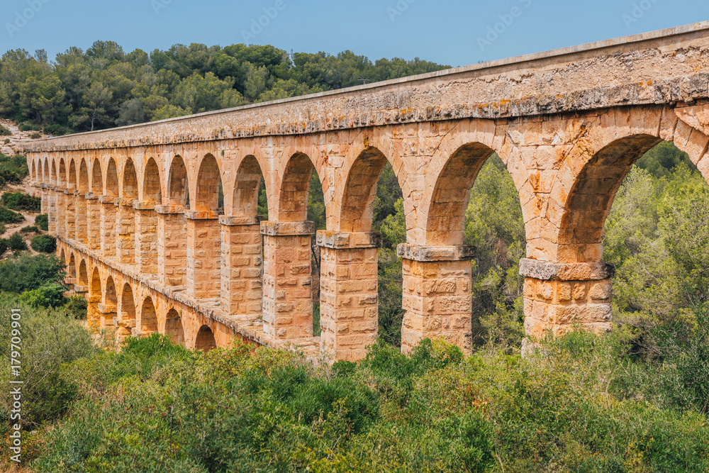 Aqueduct 'Pont del Diable'. Spain, Tarragona.