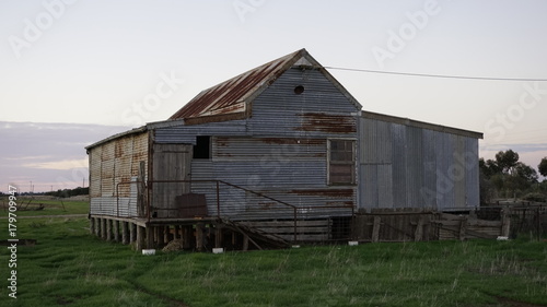 Woolshed south of Pyramid Hill, Victoria, Australia
