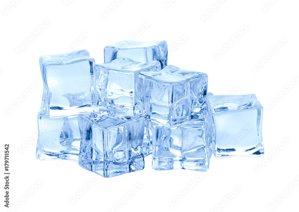Cubes of ice on white background Cubes of ice on white background