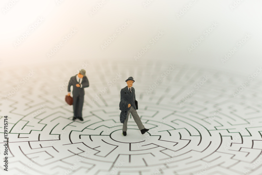 Businessmen are looking for a solution. Using as to solve problems and new idea concept. Businessmen are looking for a solution. Using as to solve problems and new idea concept.