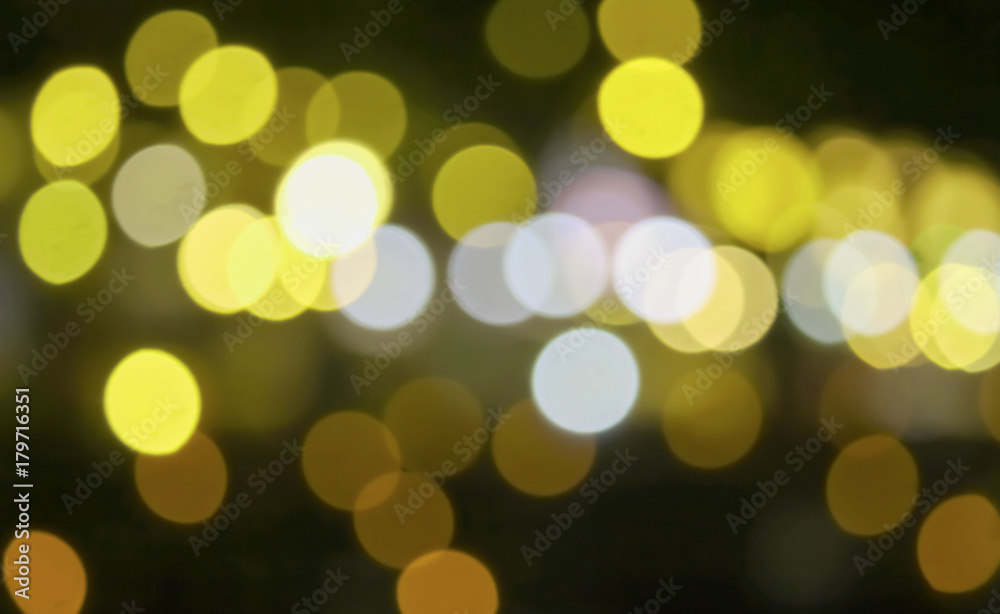 Obraz premium Bokeh Christmas Circular Lighting Celebrating New Year