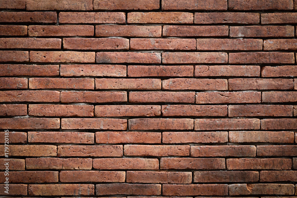 Red bricks wall for background texture. Red bricks wall for background texture.