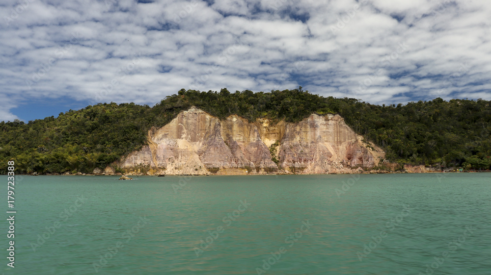 Morro da Argina em Morro de São Paulo, Bahia, Brasil