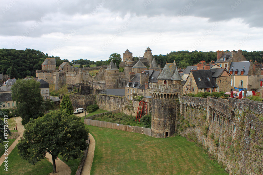 Bretagne, ville de Fougères