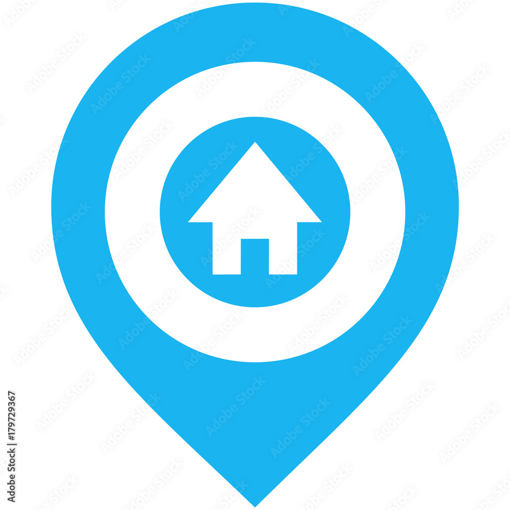Colored map pin Colored map pin