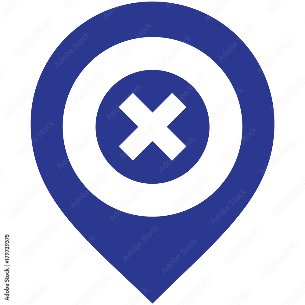 Colored map pin Colored map pin