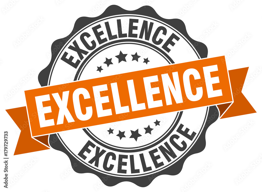 Obraz premium excellence stamp. sign. seal