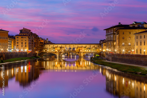 Florence. Ponte Vecchio. © pillerss