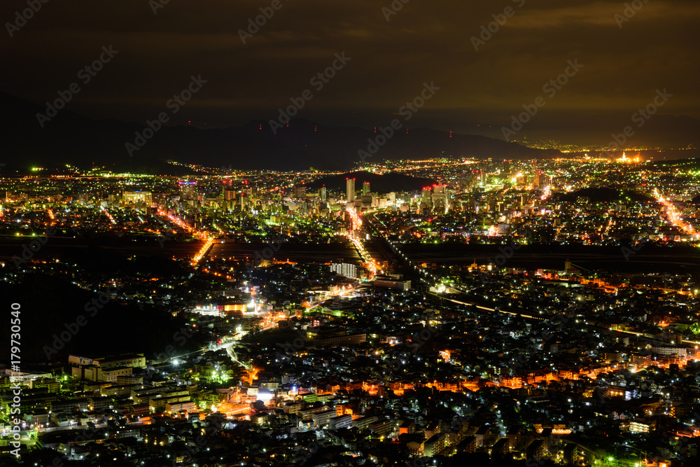 Naklejka premium 静岡の夜景