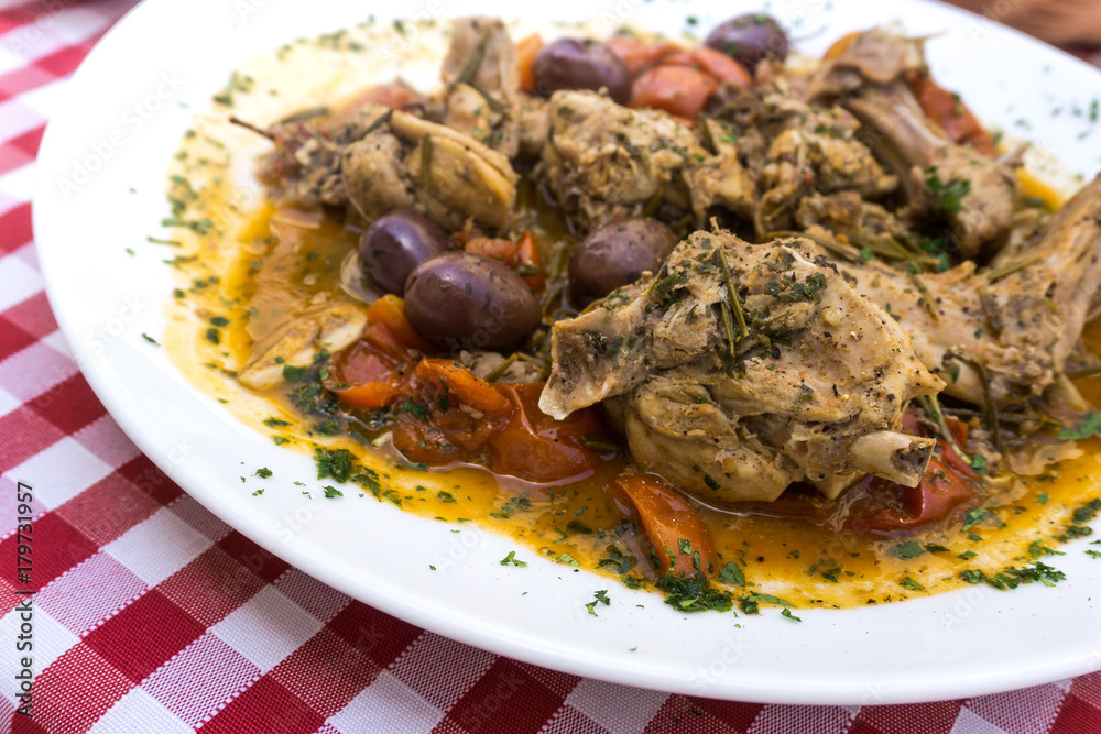 juicy grilled pork leg with fresh vegetables juicy grilled pork leg with fresh vegetables