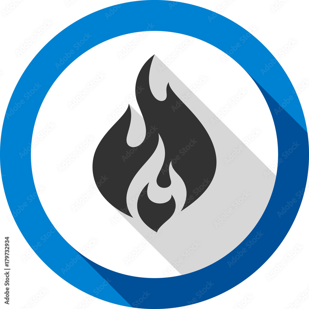 fire bonfire flame bagel shape