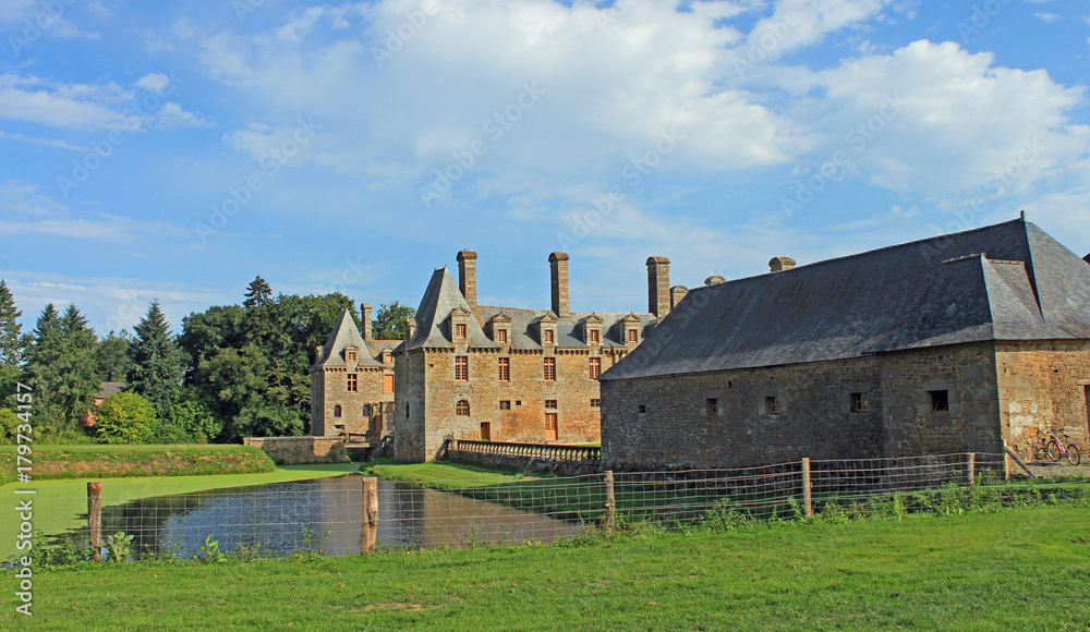 Bretagne, Château Le Rocher Portail	