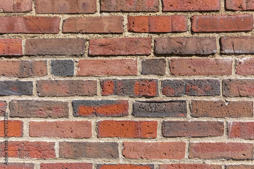 background of historic brick wall