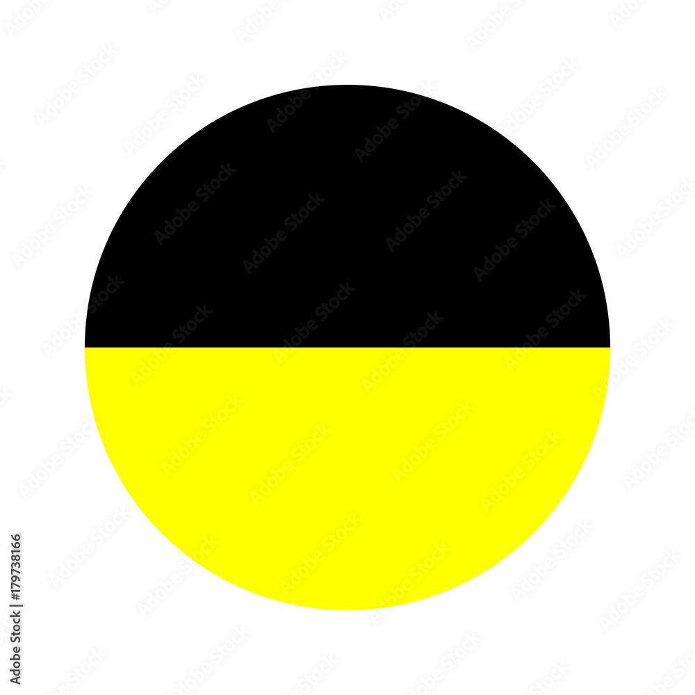 Circular world Flag aachen