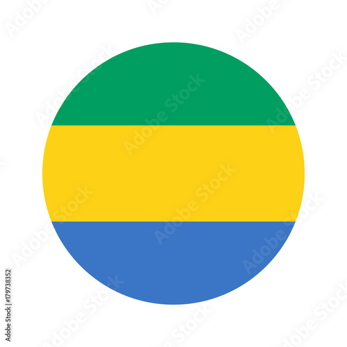 Free Download Circular world Flag gabon - GFXLoad
