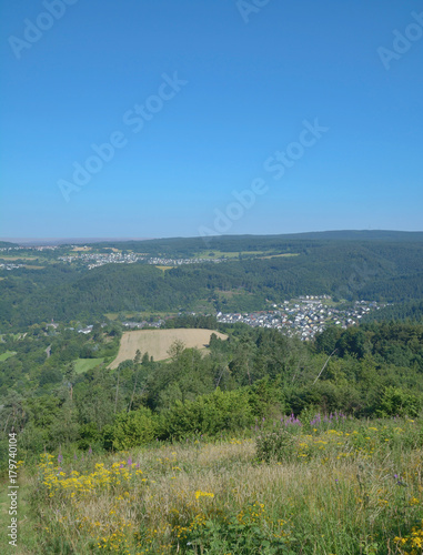 Blick vom Grossen Kopf auf Arzbach,Westerwald,Rheinland-Pfalz,Deutschland