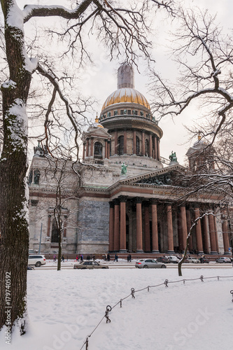 Saint Isaac's Cathedral landmark Petersburg