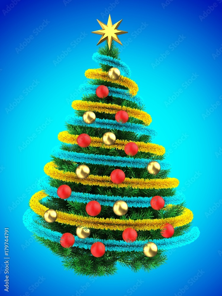 3d tinsel