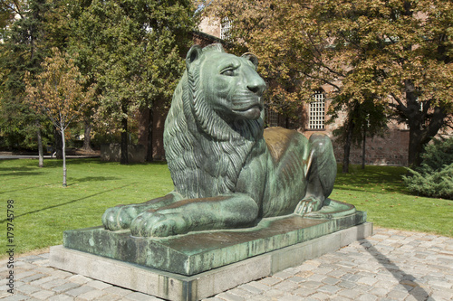 Sofia, Bulgaria, monument to lion