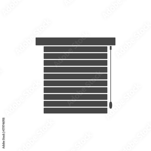 Louvers rolls sign icon