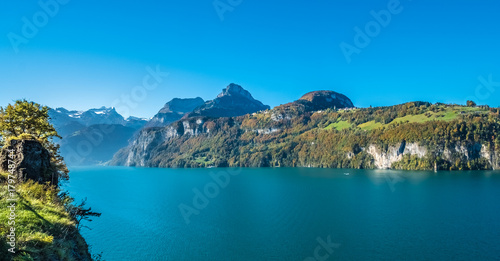 Lake Lucerne  Vierwaldstaettersee   central Switzerland