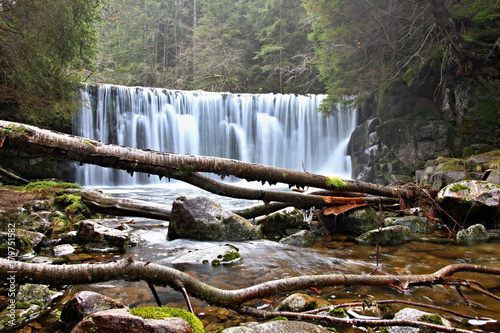 Mountain waterfall