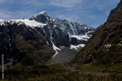 Te Anau road to Milford Sound New Zealand