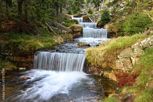 Mountain waterfall