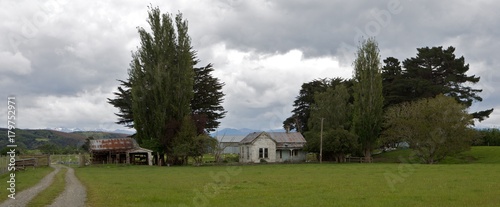 Ancient farmhouse at blackmount road New Zealand photo