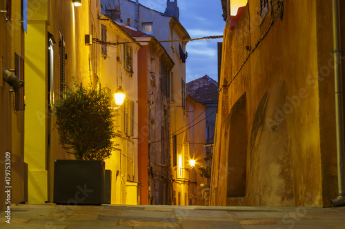 The Bastia City on The Corsica Island in France