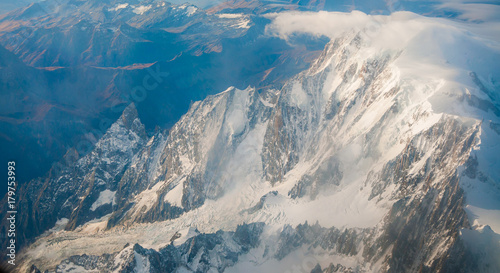 Mont Blanc et mer de Glace