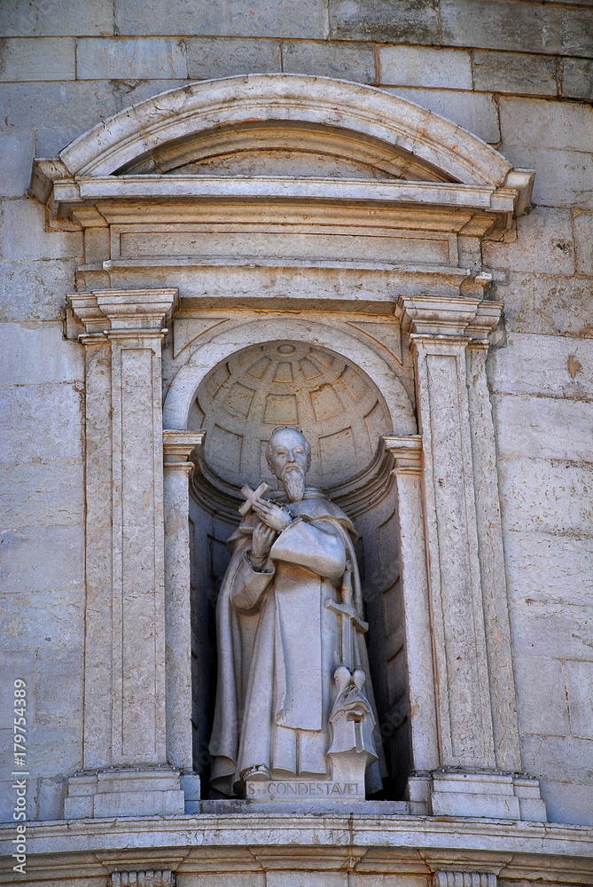 Statue of the National Pantheon, Lisbon, Portugal