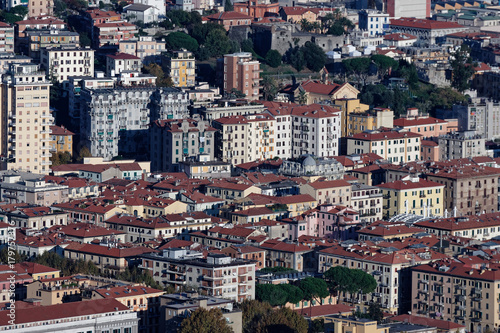 aerialview of la spezia from a hill