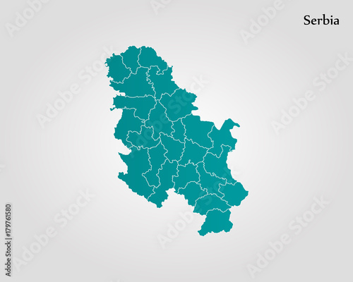 Map of Serbia