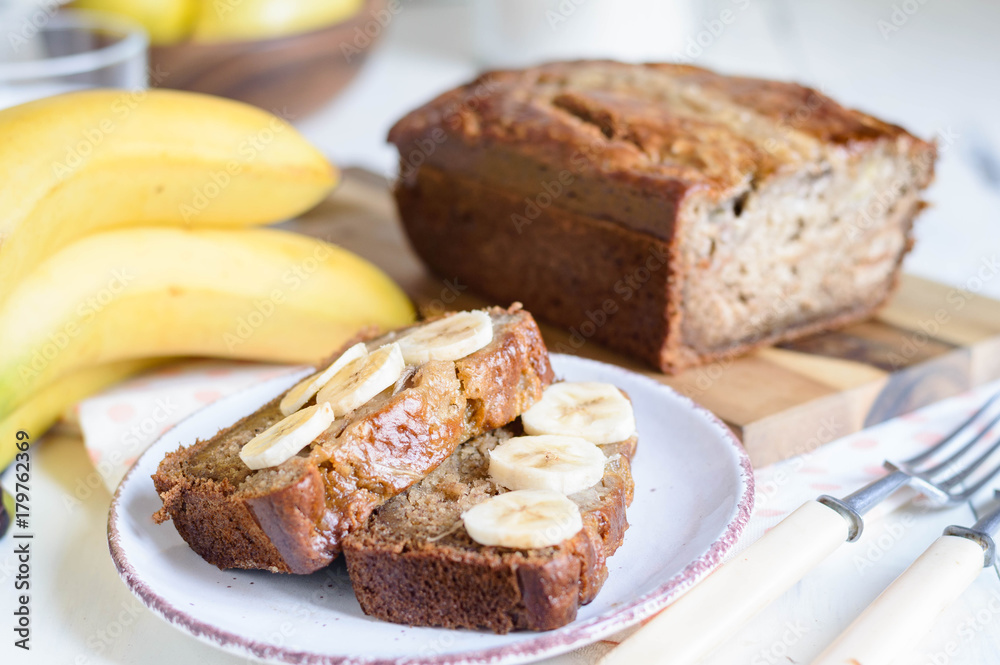 banana loaf easy to make gluten free