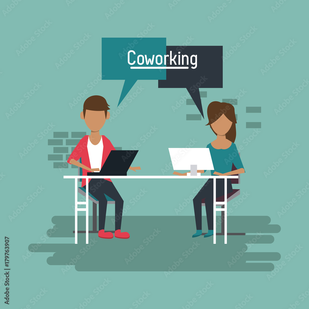 Business coworking office icon vector illustration graphic design Business coworking office icon vector illustration graphic design