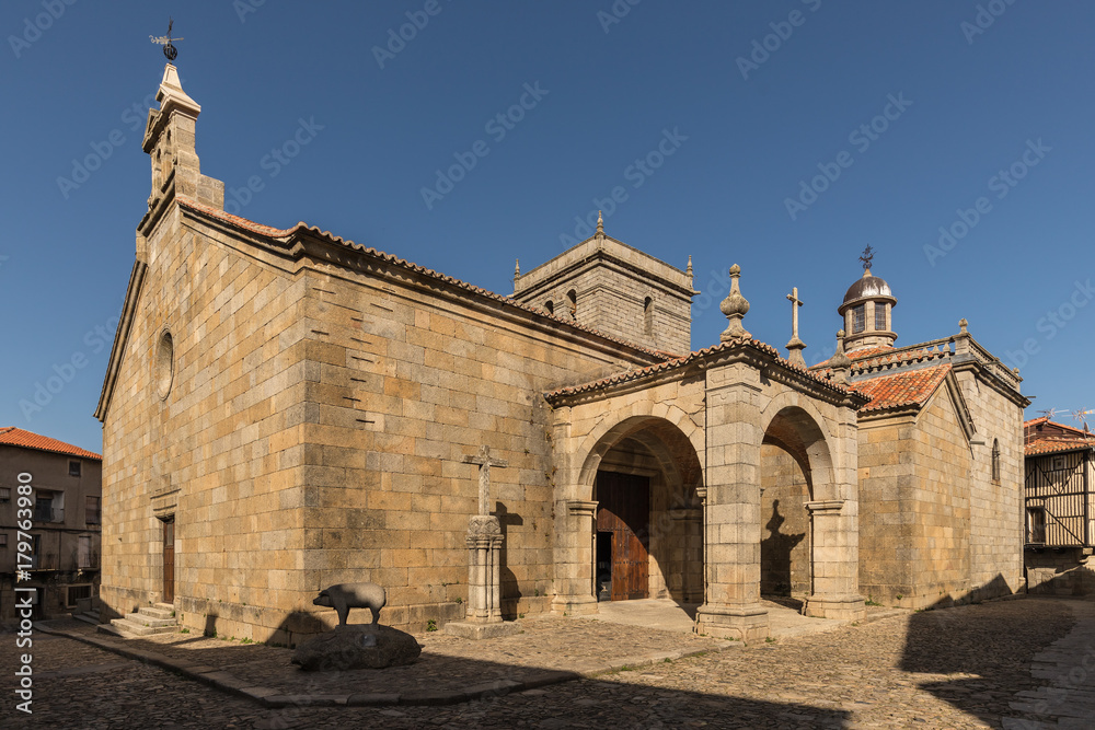 Church located in the historic village of La Alberca. Spain.