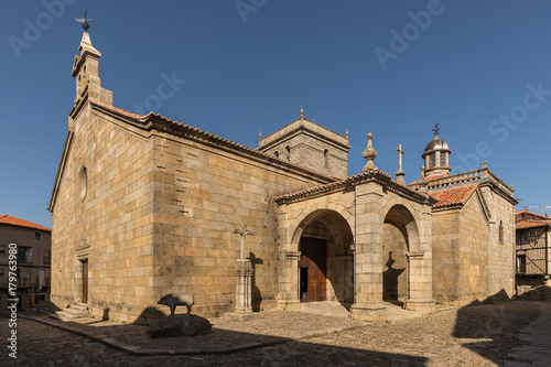 Church located in the historic village of La Alberca. Spain. photo