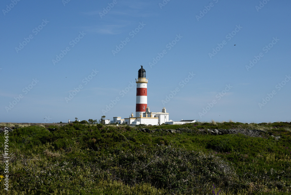 Lighthouse at isle of Man