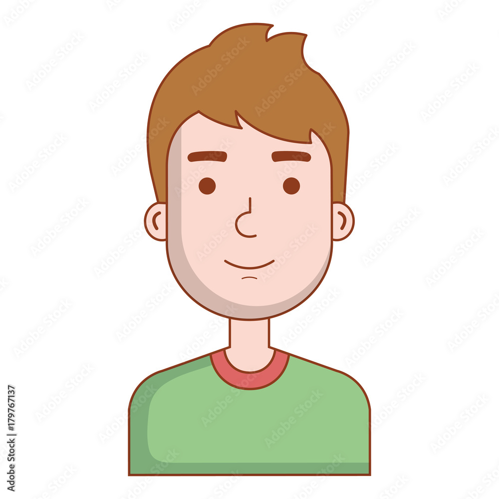 young man avatar character young man avatar character