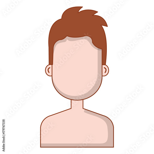 young man shirtless avatar character