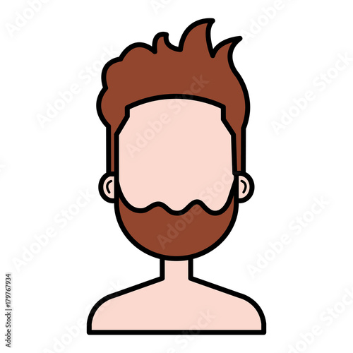 young man shirtless avatar character