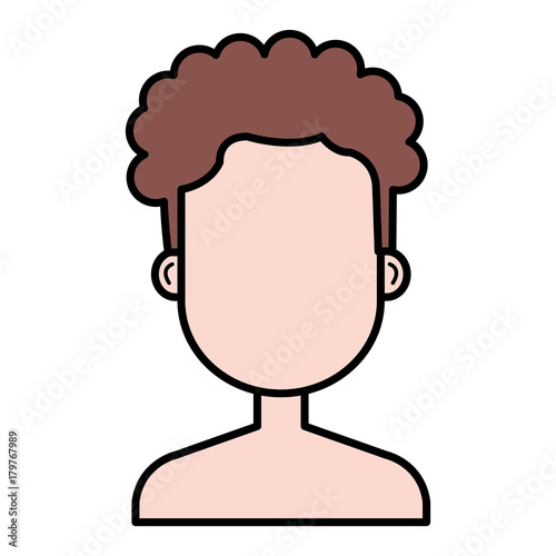 young man shirtless avatar character