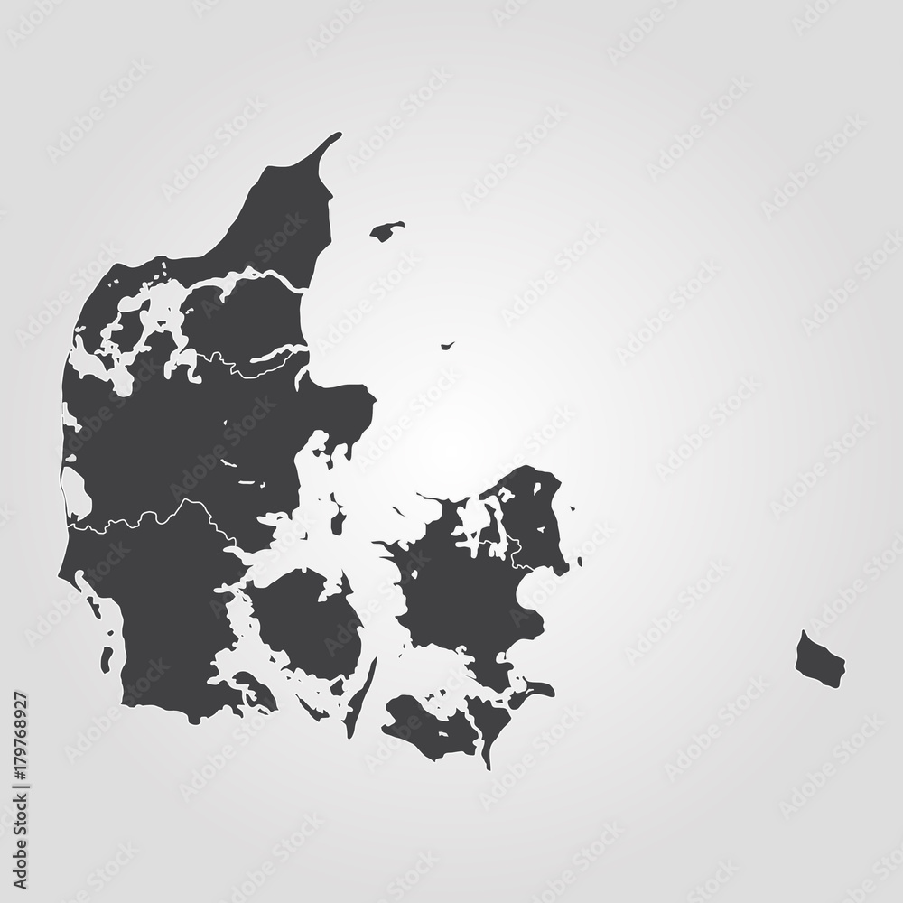 Map of Denmark