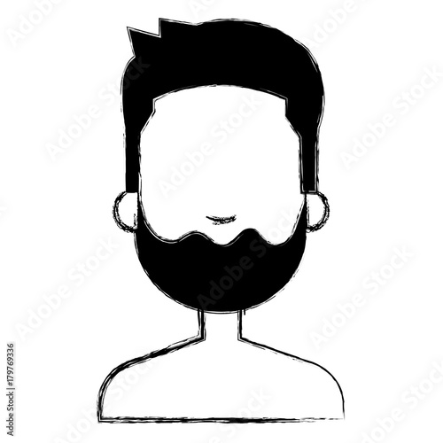 young man shirtless avatar character