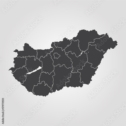 Map of Hungary