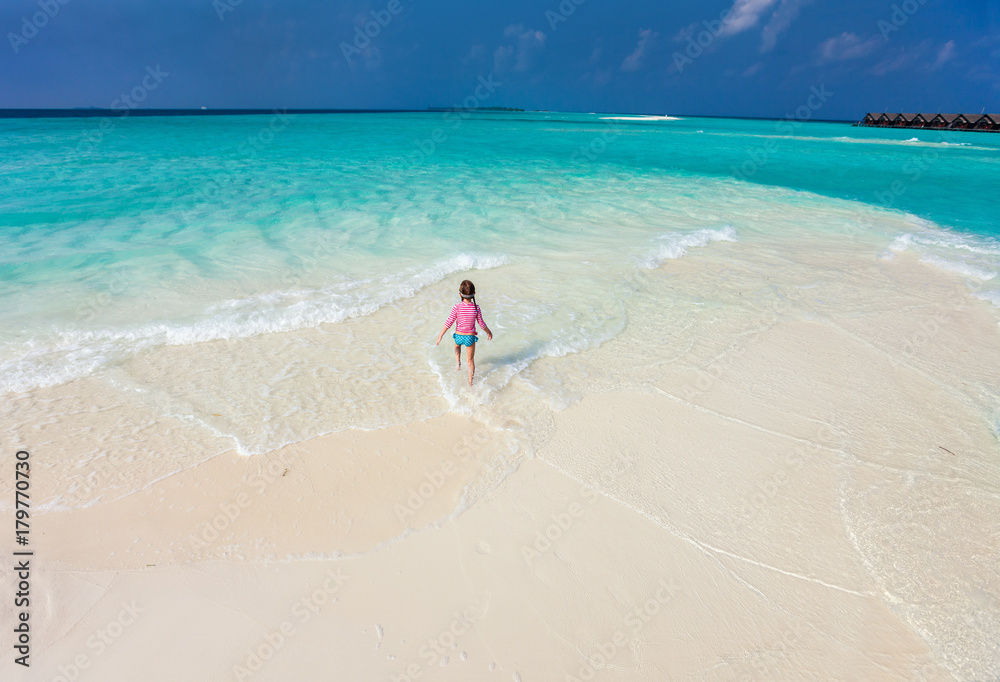 Child on a tropical vacation Child on a tropical vacation