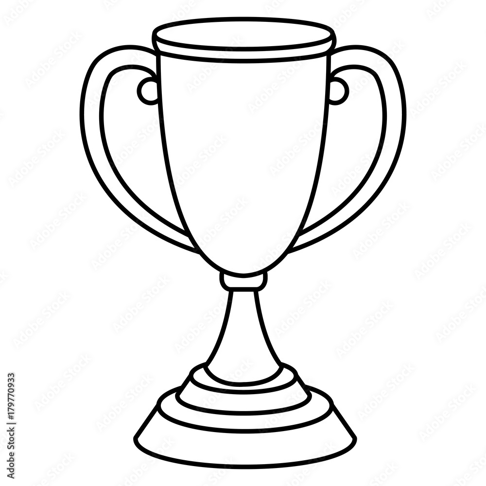 Trophy cup symbol icon vector illustration graphic design Trophy cup symbol icon vector illustration graphic design