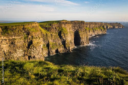 cliffs of moher in the evening