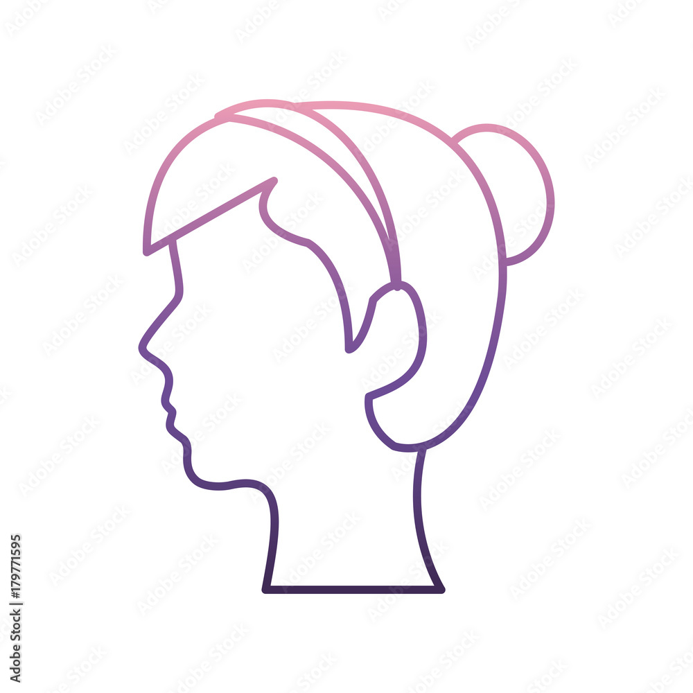avatar woman icon over white background vector illustration avatar woman icon over white background vector illustration